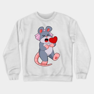 Mouse Bride Veil Wedding Crewneck Sweatshirt